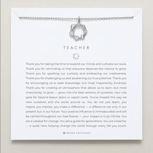 NWT Brian Anthonys Teacher Necklace